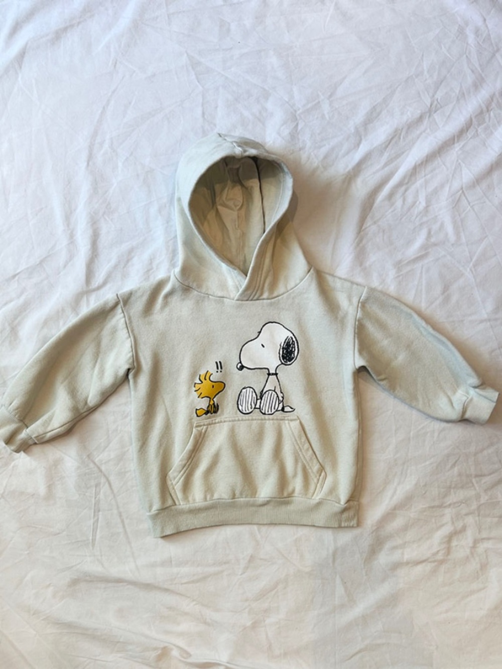 3T | Snoopy and Woodstock Cream Hoodie